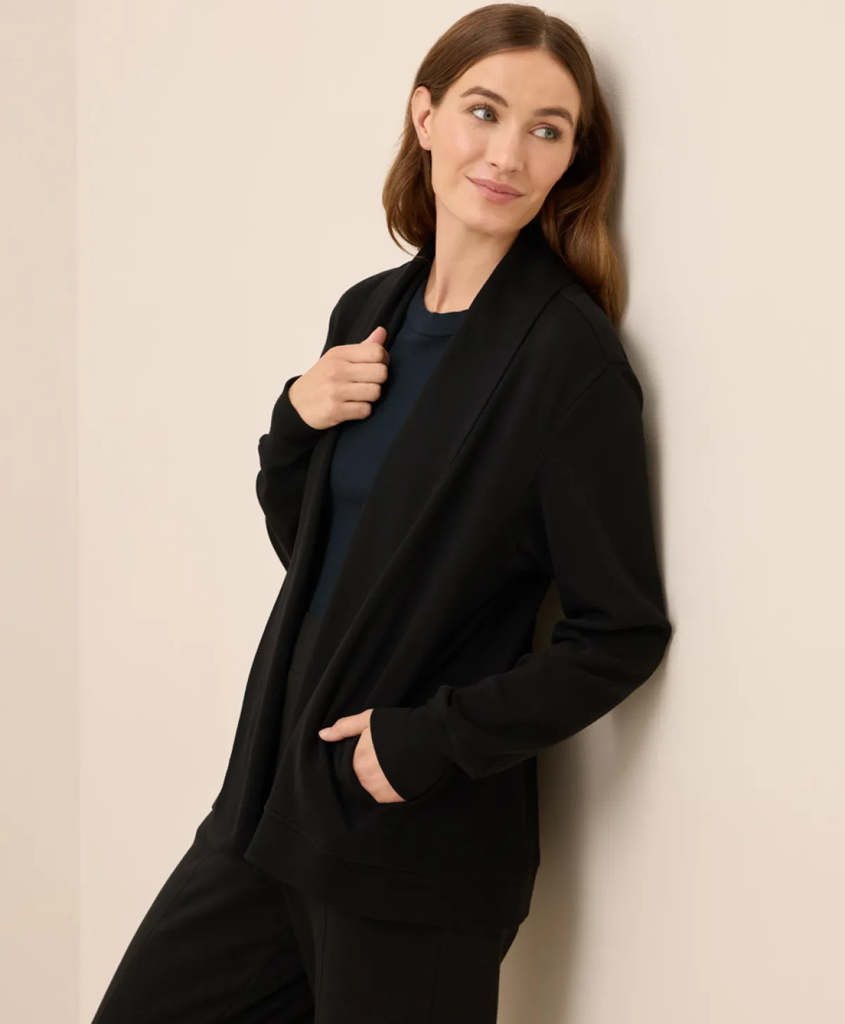 Women Pact Organic Airplane Drape Cardigan