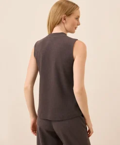 Women Pact Organic Airplane Mock Neck Shell