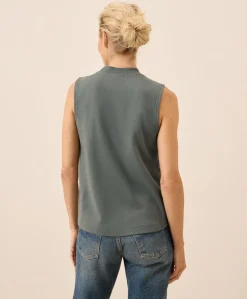 Women Pact Organic Airplane Mock Neck Shell