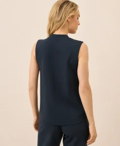Women Pact Organic Airplane Mock Neck Shell