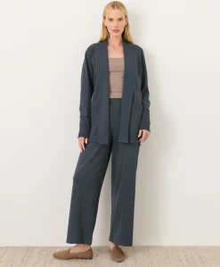 Women Pact Organic Airplane Pintuck Wide Leg Pant