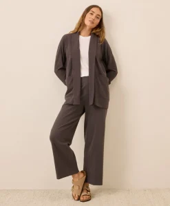 Women Pact Organic Airplane Pintuck Wide Leg Pant