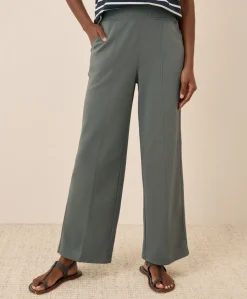 Women Pact Organic Airplane Pintuck Wide Leg Pant