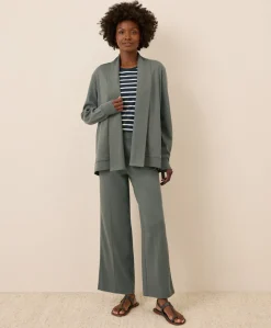 Women Pact Organic Airplane Pintuck Wide Leg Pant