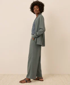 Women Pact Organic Airplane Pintuck Wide Leg Pant
