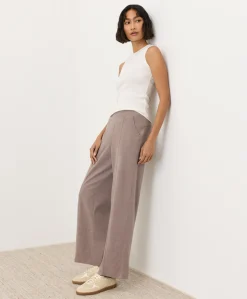 Women Pact Organic Airplane Pintuck Wide Leg Pant