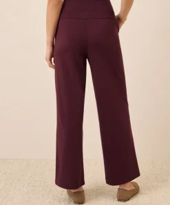 Women Pact Organic Airplane Pintuck Wide Leg Pant