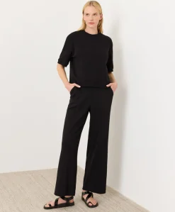Women Pact Organic Airplane Pintuck Wide Leg Pant