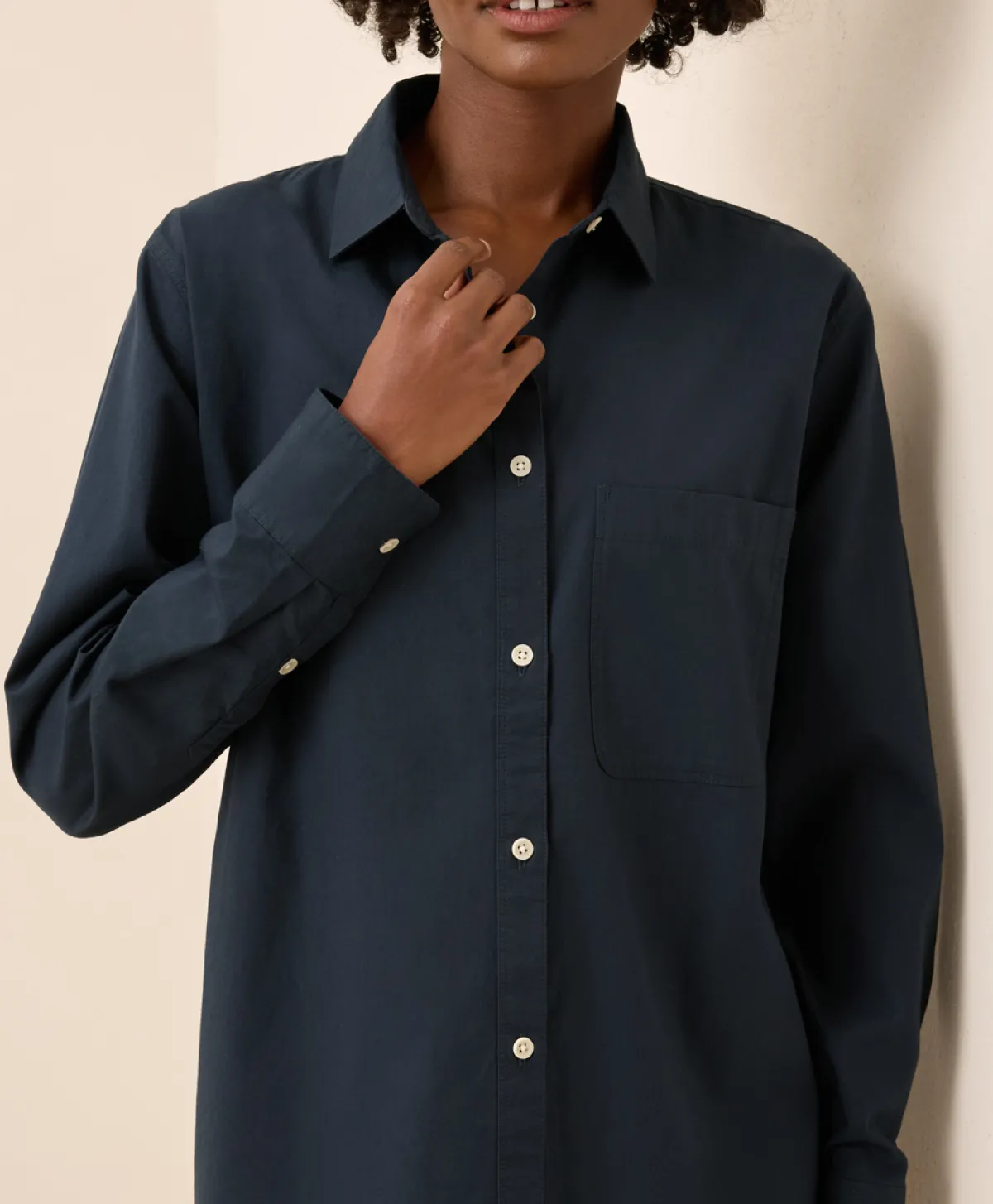 Women Pact Organic All Day Poplin Classic Shirt