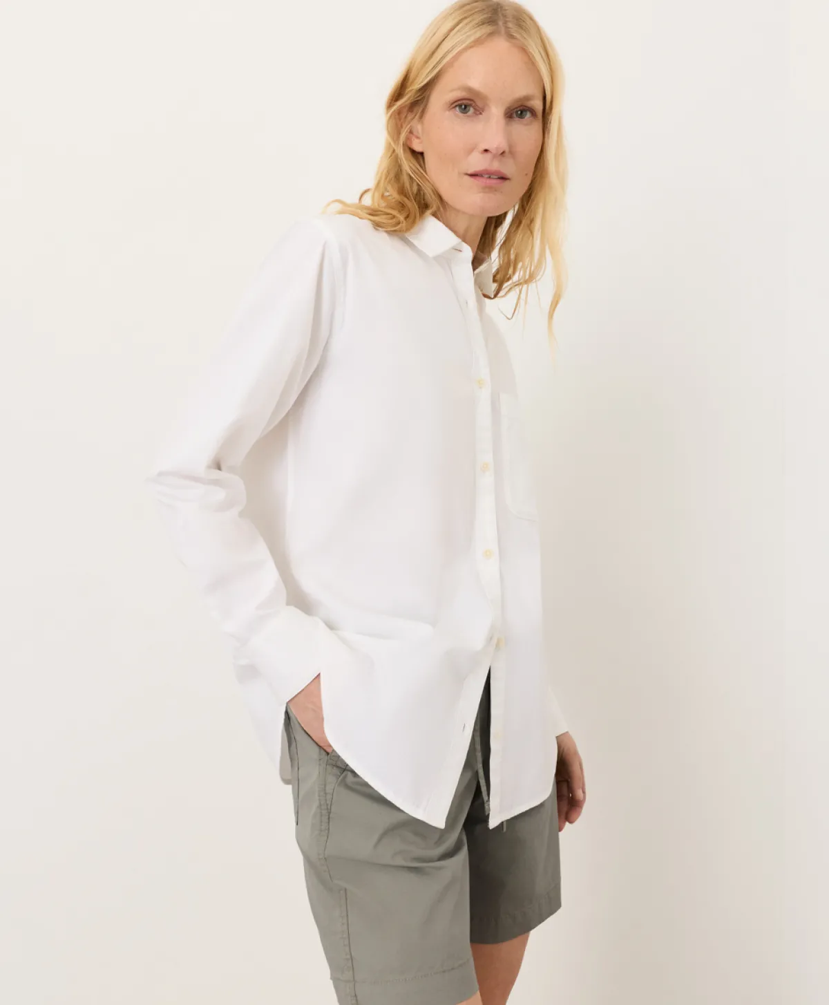 Women Pact Organic All Day Poplin Classic Shirt