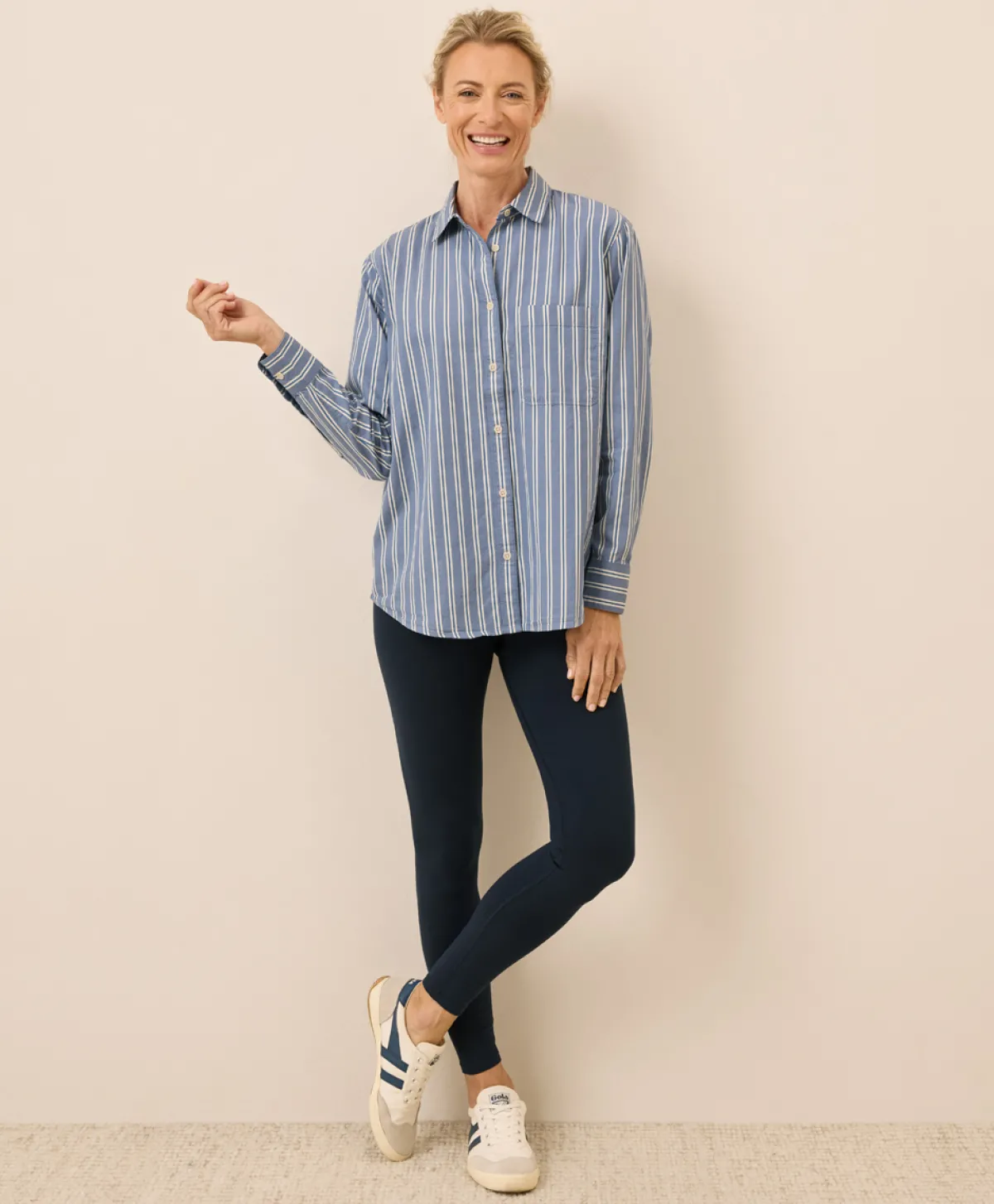 Women Pact Organic All Day Poplin Classic Shirt