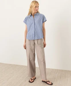 Women Pact Organic All Day Poplin Easy Shirt