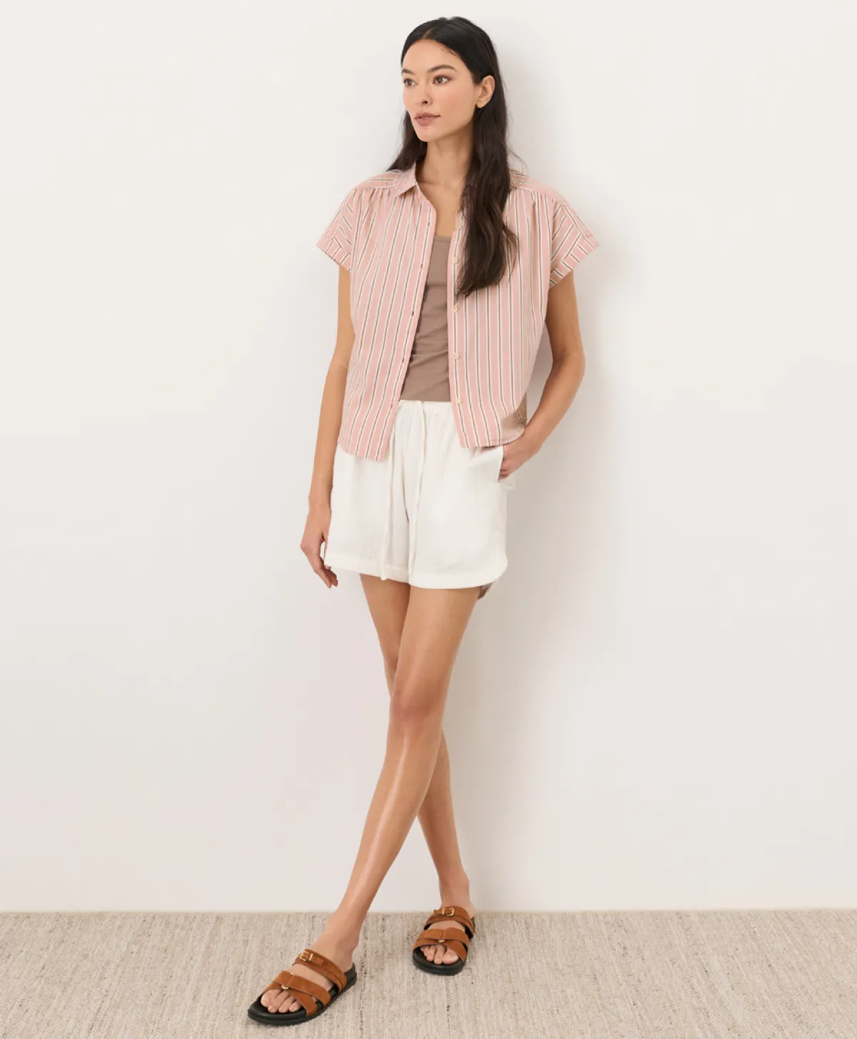 Women Pact Organic All Day Poplin Easy Shirt