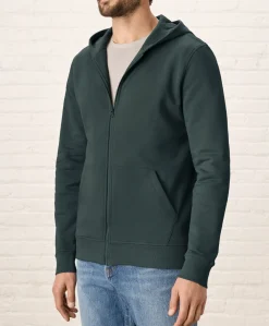 Pact Organic Brushed Fleece Zip Hoodie