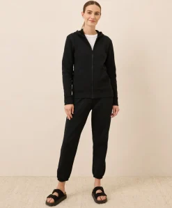 Women Pact Organic Brushed Fleece Zip Hoodie