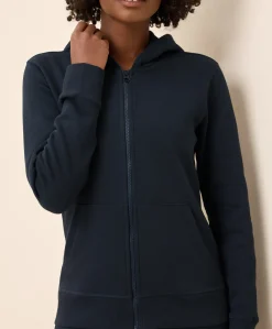 Women Pact Organic Brushed Fleece Zip Hoodie