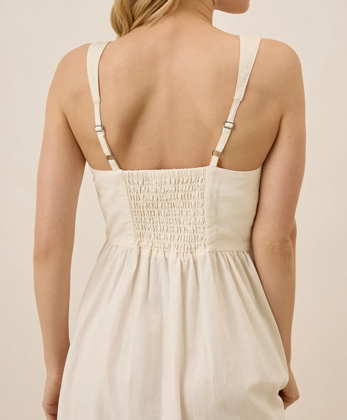 Women Pact Organic Canopy Linen Blend Easy Tank Dress