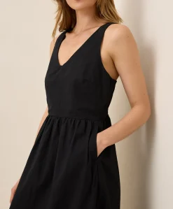 Women Pact Organic Canopy Linen Blend Easy Tank Dress