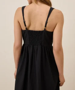 Women Pact Organic Canopy Linen Blend Easy Tank Dress