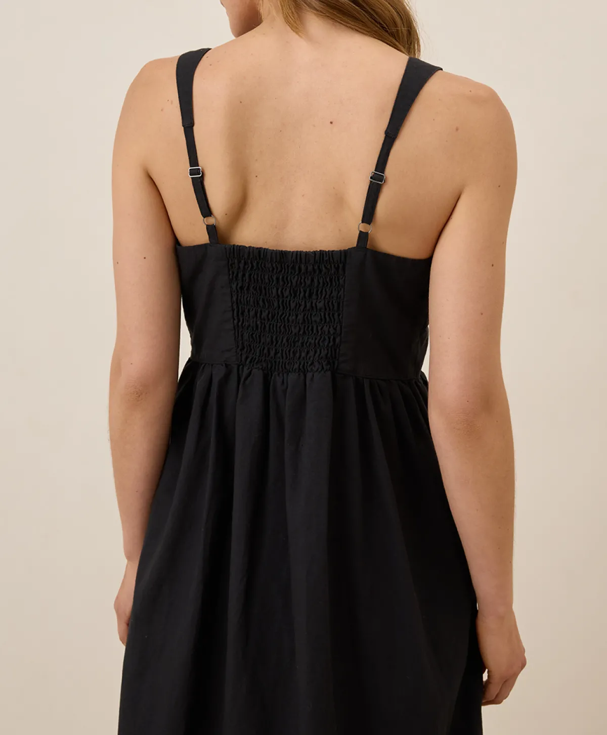Women Pact Organic Canopy Linen Blend Easy Tank Dress