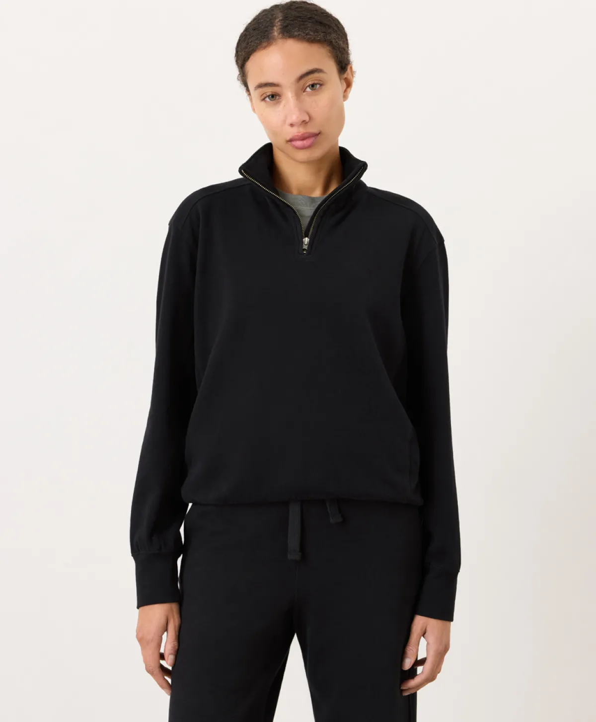 Women Pact Organic Cloudknit Quarter Zip