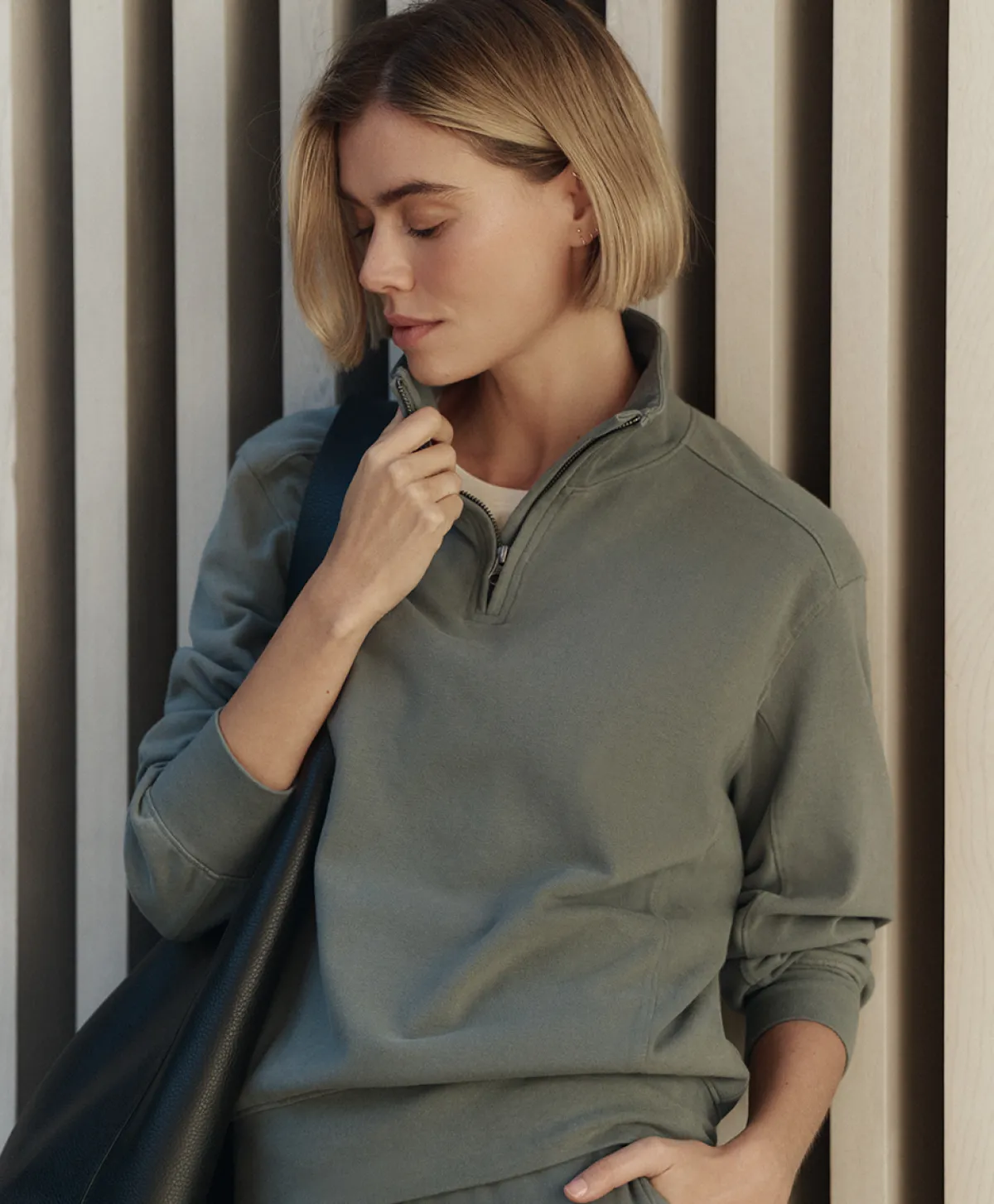 Women Pact Organic Cloudknit Quarter Zip