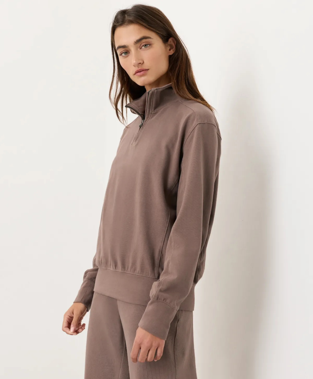 Women Pact Organic Cloudknit Quarter Zip