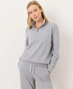 Women Pact Organic Cloudknit Quarter Zip