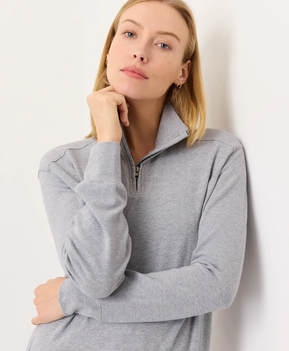Women Pact Organic Cloudknit Quarter Zip