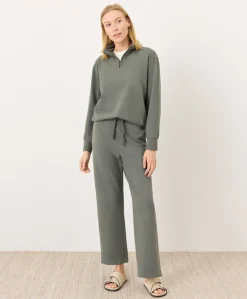 Women Pact Organic Cloudknit Quarter Zip