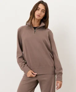 Women Pact Organic Cloudknit Quarter Zip