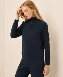 Women Pact Organic Cloudknit Quarter Zip