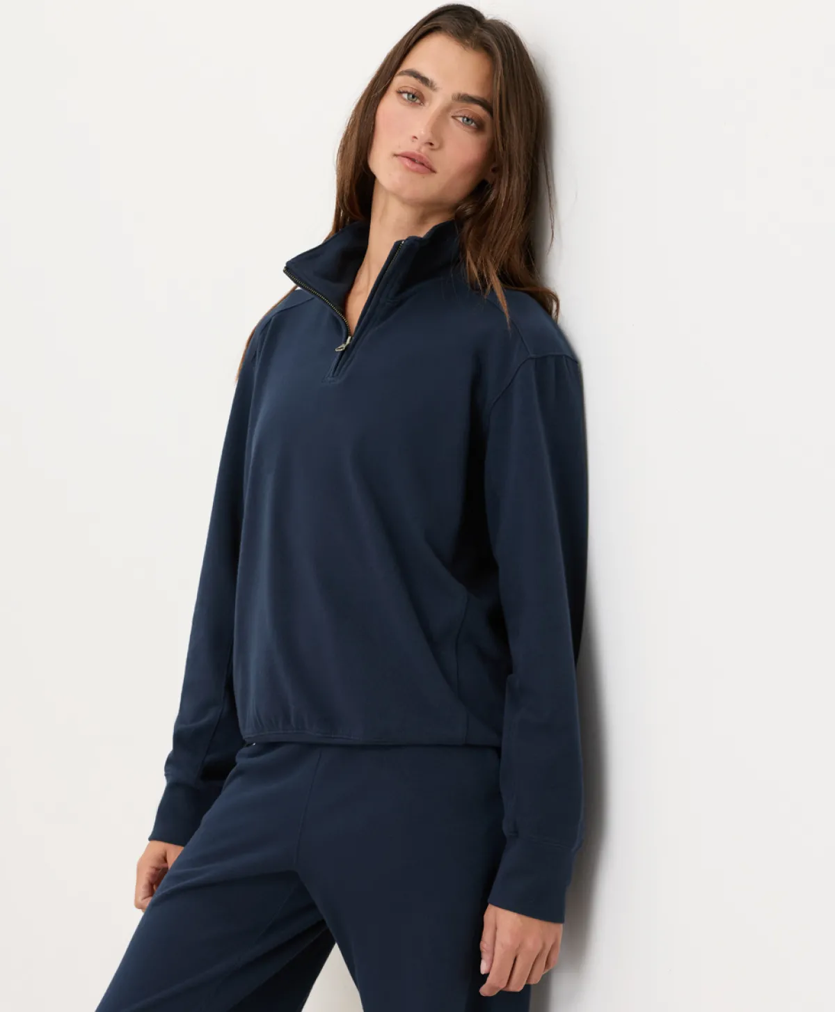 Women Pact Organic Cloudknit Quarter Zip