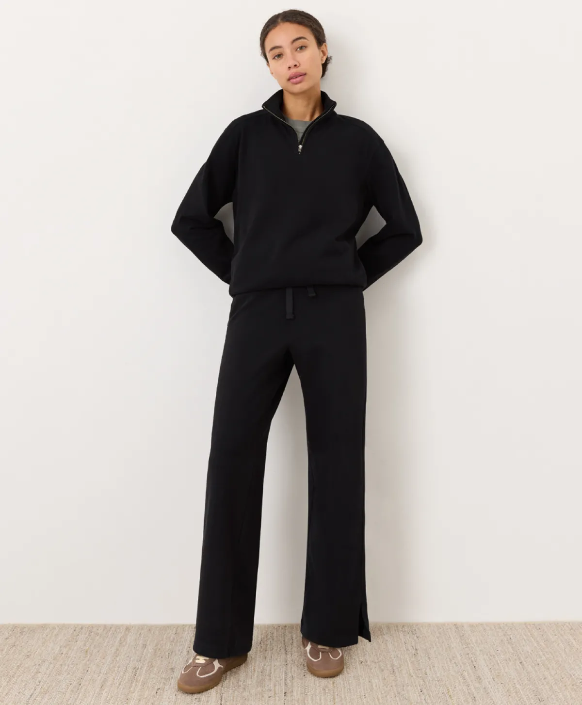 Women Pact Organic Cloudknit Quarter Zip