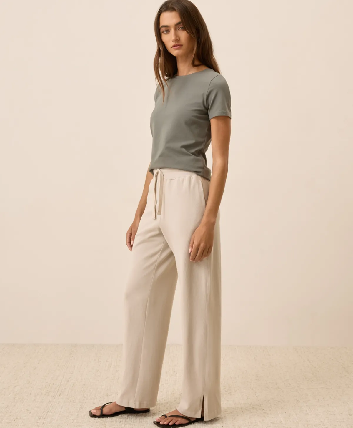 Women Pact Organic Cloudknit Wide Leg Pant