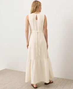 Women Pact Organic Coastal Double Gauze Beach To Brunch Maxi Dress