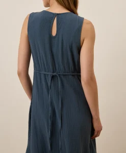 Women Pact Organic Coastal Double Gauze Beach To Brunch Maxi Dress