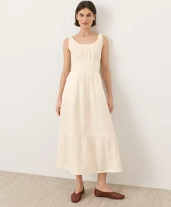Women Pact Organic Coastal Double Gauze Cami Dress
