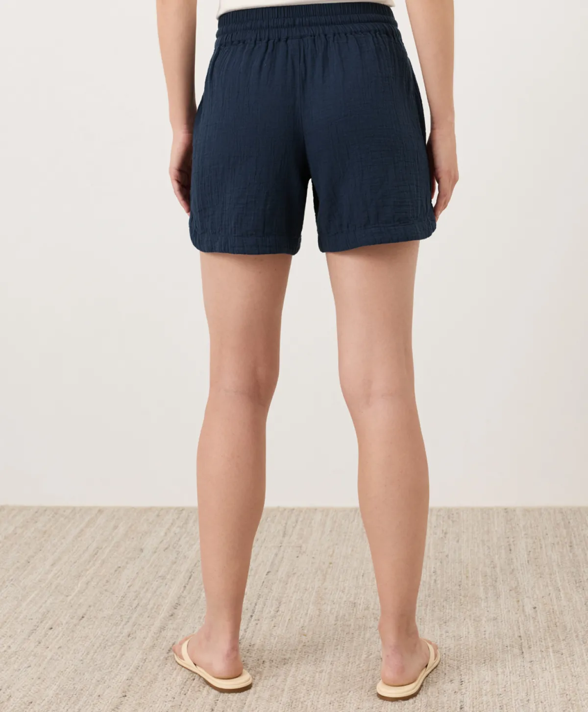 Women Pact Organic Coastal Double Gauze Curved Hem Short