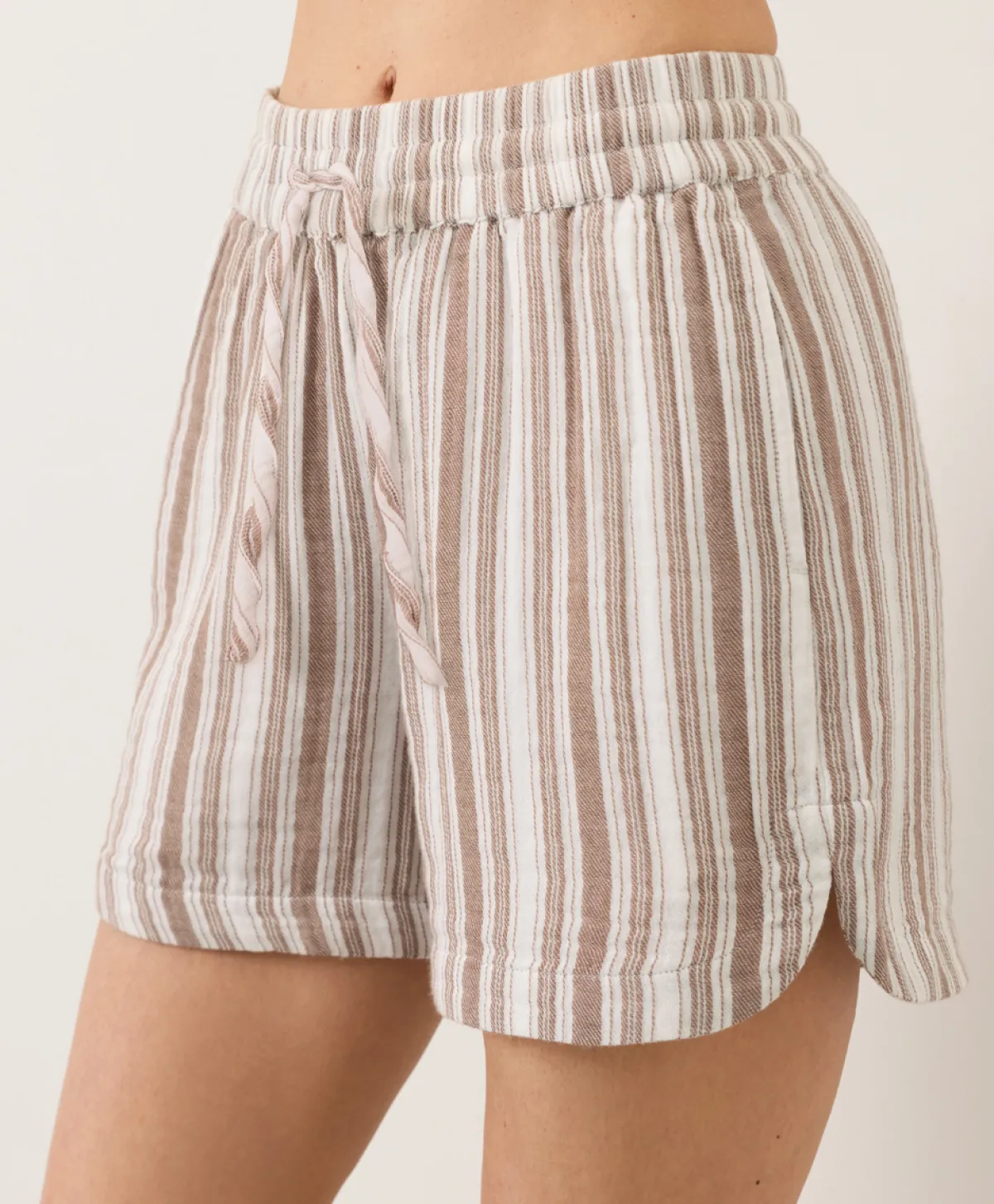 Women Pact Organic Coastal Double Gauze Curved Hem Short