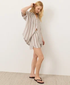 Women Pact Organic Coastal Double Gauze Curved Hem Short