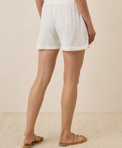 Women Pact Organic Coastal Double Gauze Curved Hem Short