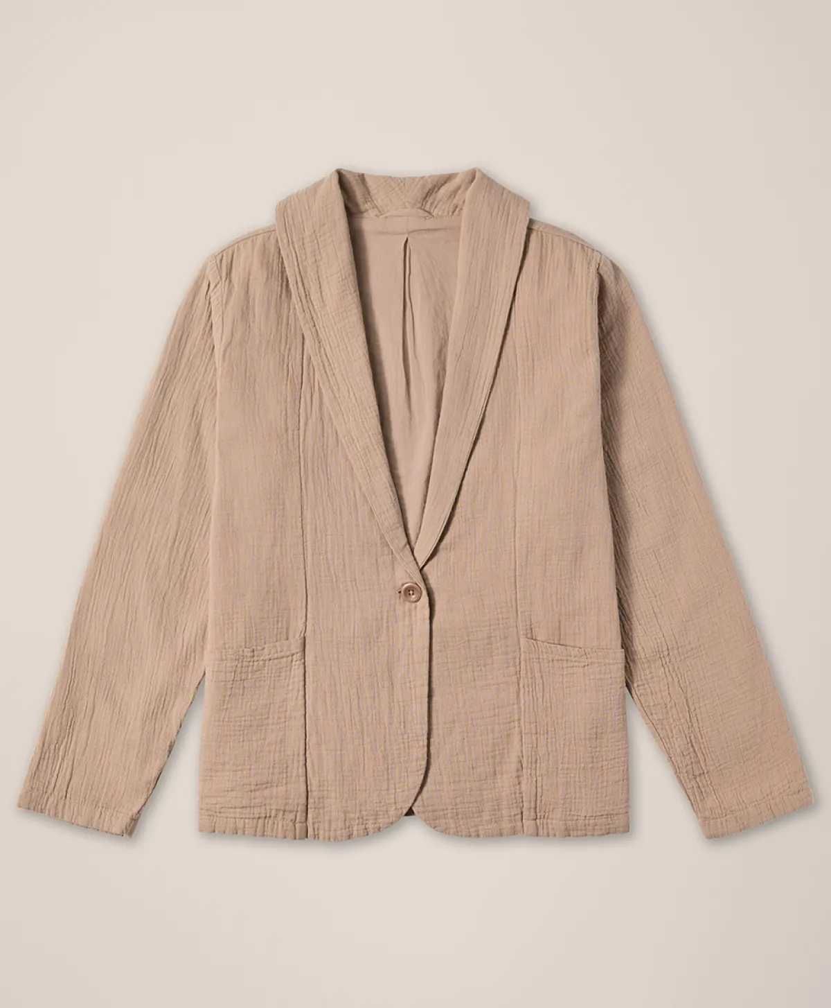 Women Pact Organic Coastal Double Gauze Lined Easy Jacket
