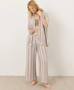 Women Pact Organic Coastal Double Gauze Oversized Shirt
