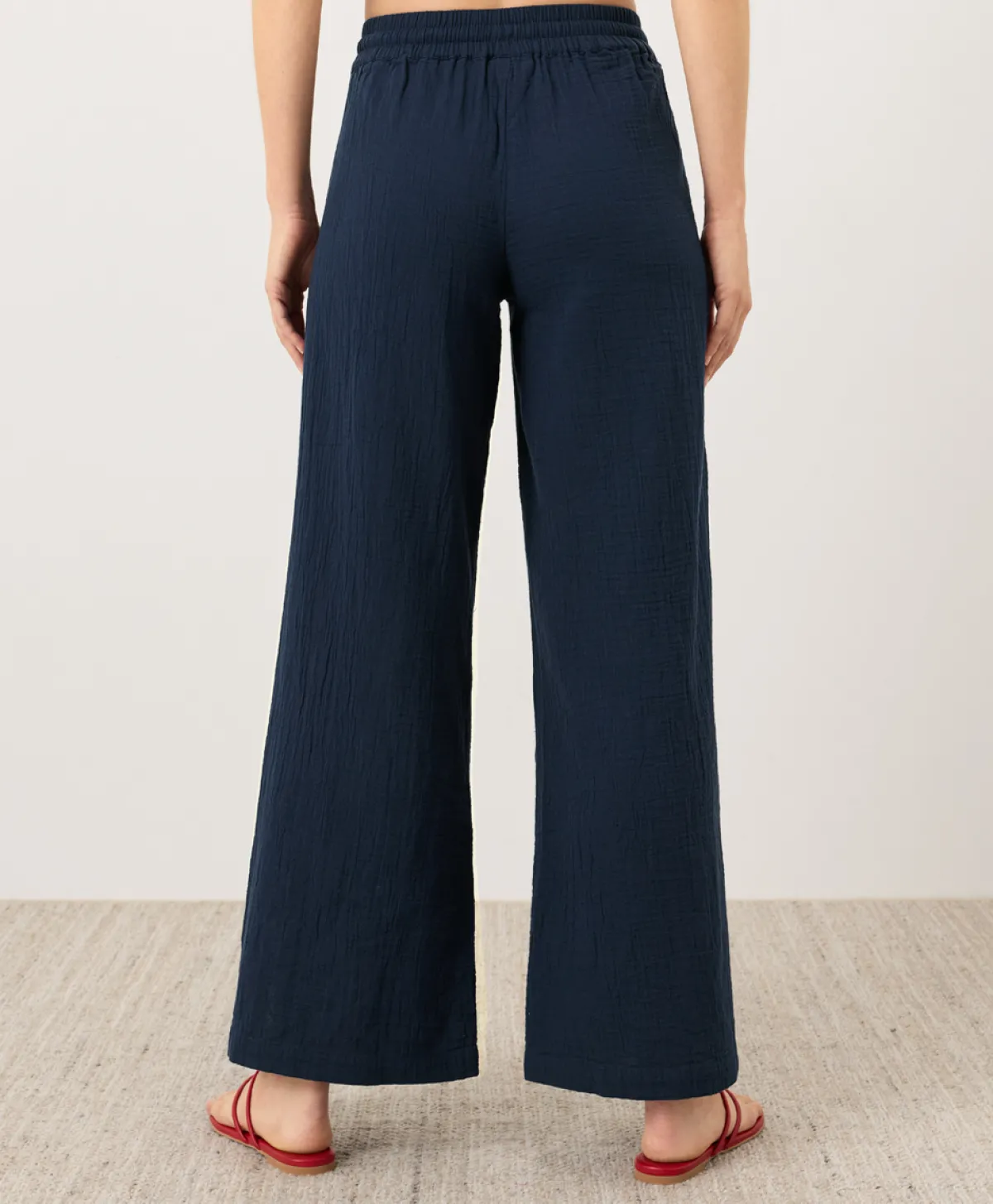 Women Pact Organic Coastal Double Gauze Split Hem Pant