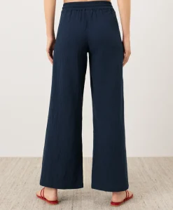 Women Pact Organic Coastal Double Gauze Split Hem Pant