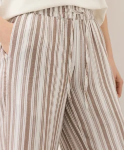 Women Pact Organic Coastal Double Gauze Split Hem Pant