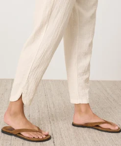 Women Pact Organic Coastal Double Gauze Tapered Pull-On Pant