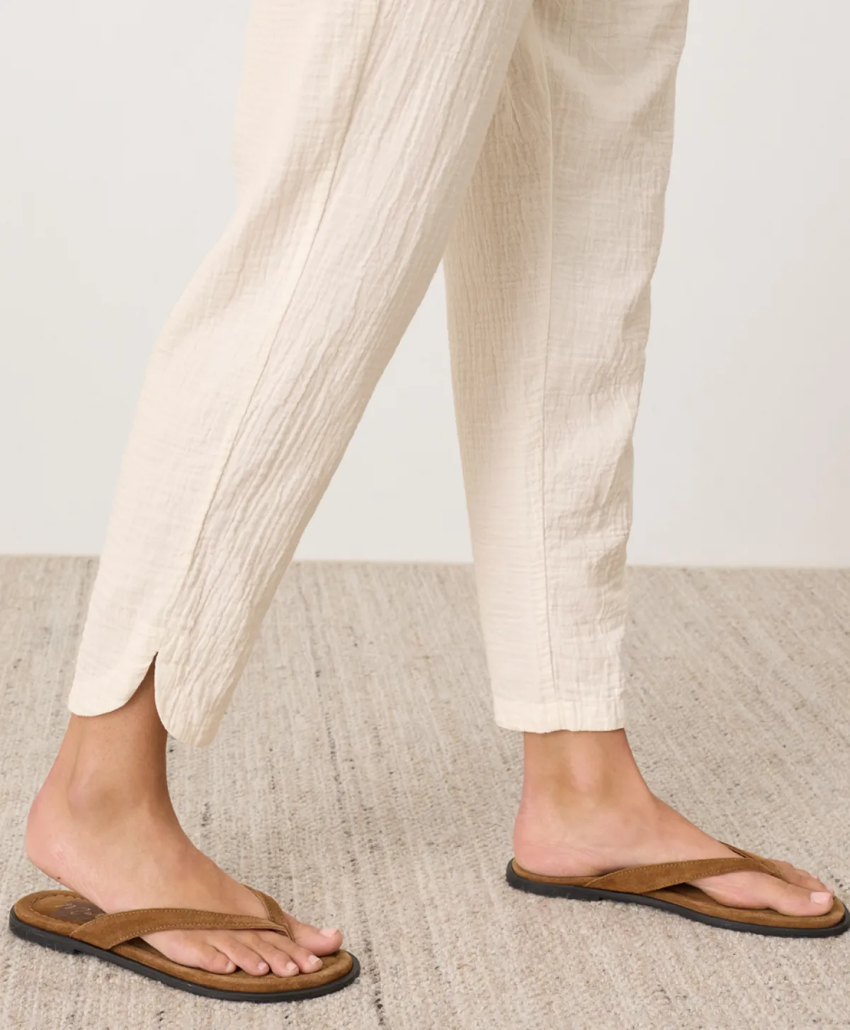 Women Pact Organic Coastal Double Gauze Tapered Pull-On Pant