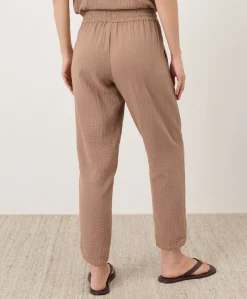 Women Pact Organic Coastal Double Gauze Tapered Pull-On Pant